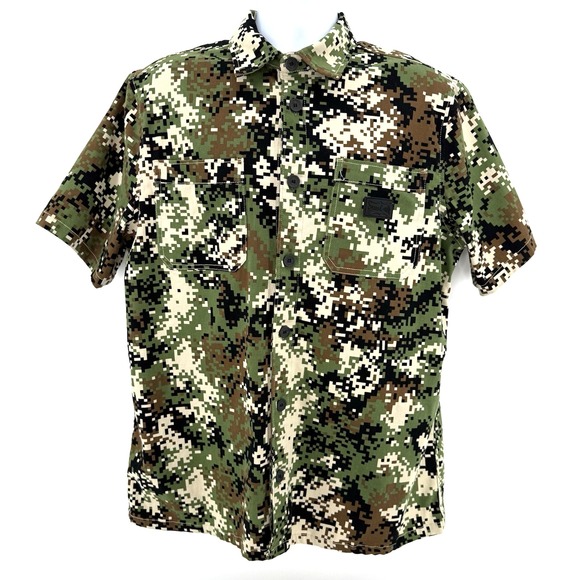 Snoop Dogg Other - Dogg Supply by Snoop Dogg Men's L Short Sleeve Shirt Digi Camo Green Stretch